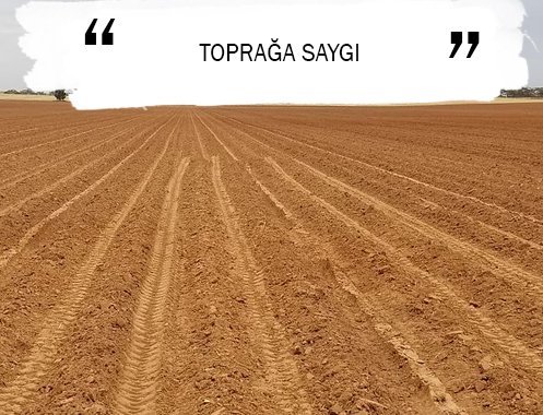 TOPRAĞA SAYGI
