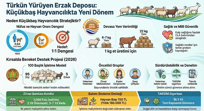 Koyun Türkün Orta Asya’dan Anadolu’ya Yürüyen Erzak Deposudur