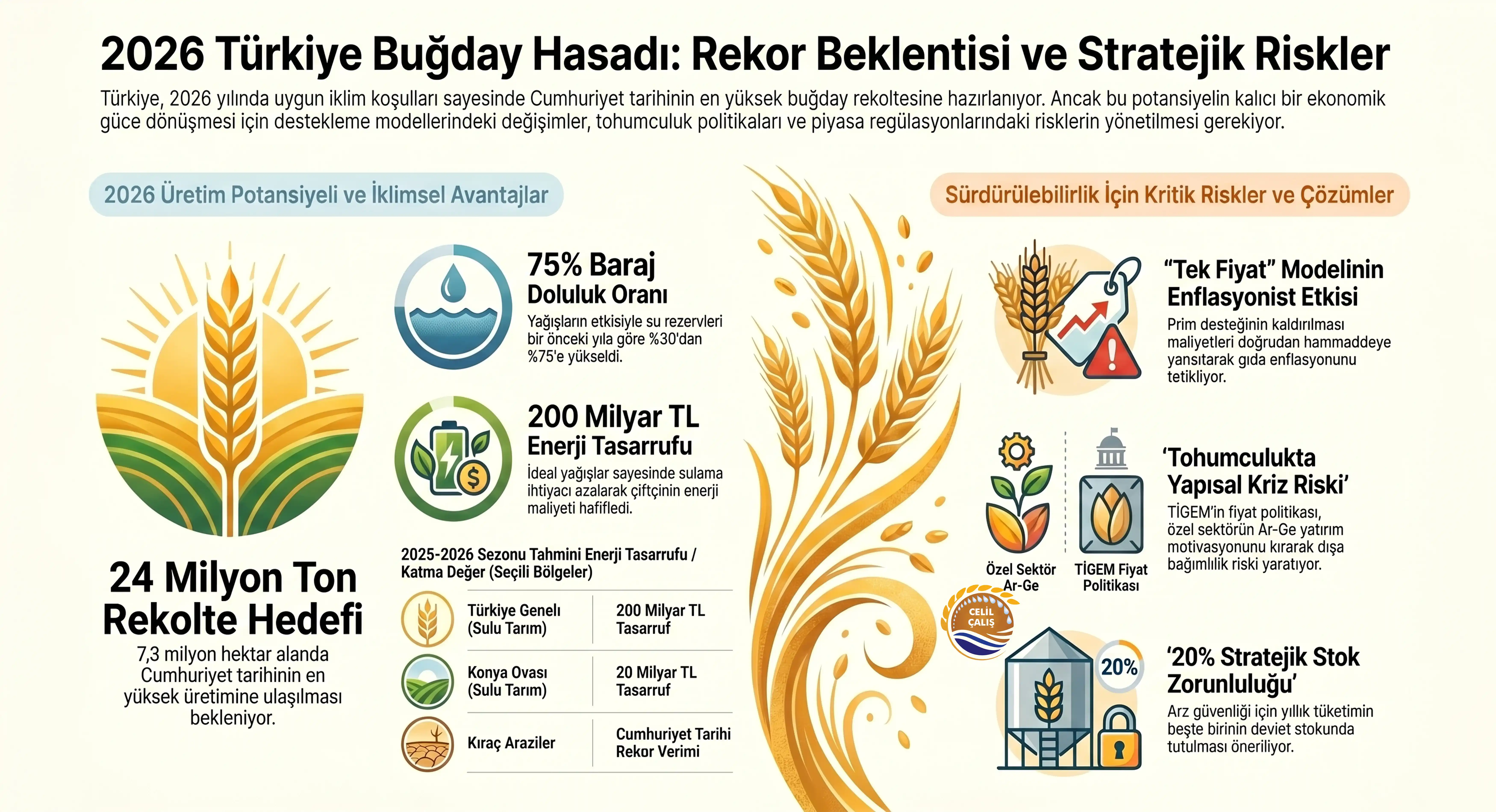 Türkiye Buğday Üretimi ve Sürdürülebilir Arz Güvenliği