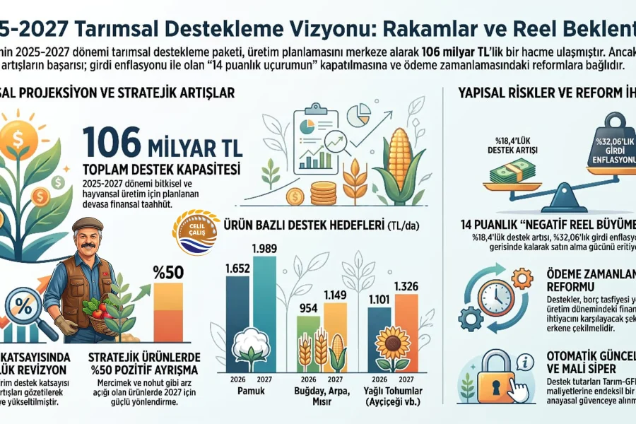 2025-2027 Tarımsal Destekleme Politikaları ve Tarımda Sürdürülebilirlik