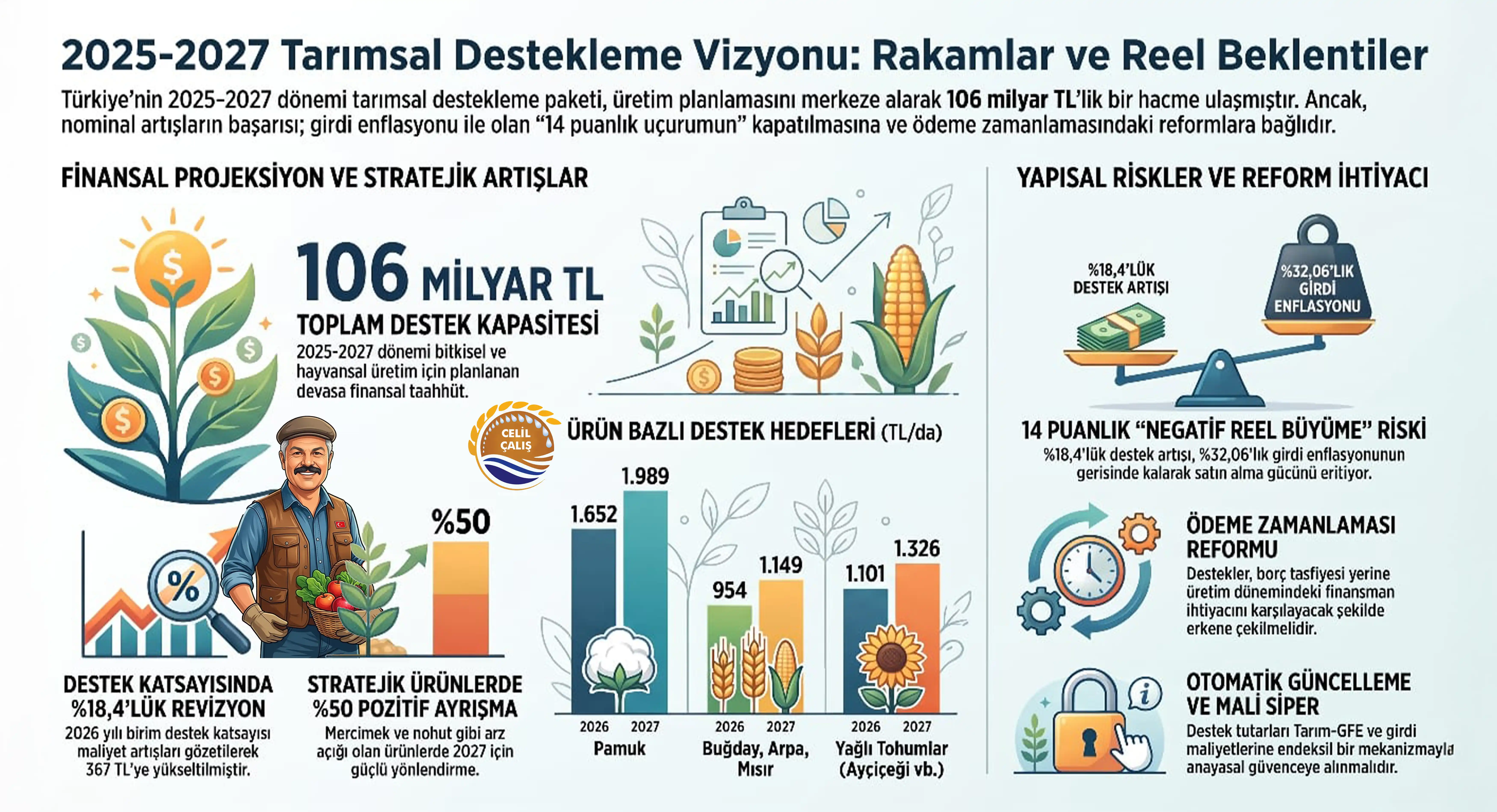 2025-2027 Tarımsal Destekleme Politikaları ve Tarımda Sürdürülebilirlik