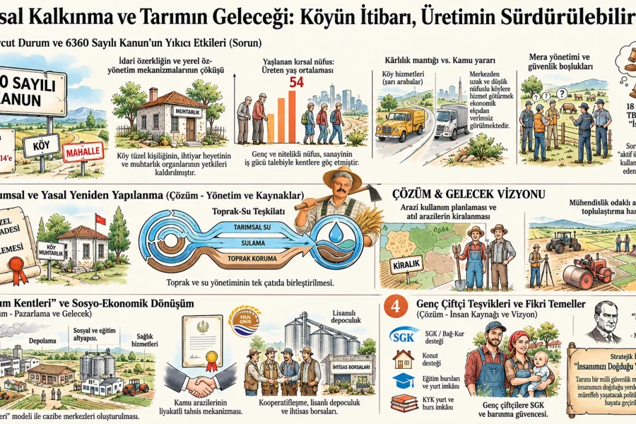 KIRSAL KALKINMADA TÜRK KÖYLÜSÜNÜN KADERİ VE TARIMIN GELECEĞİ